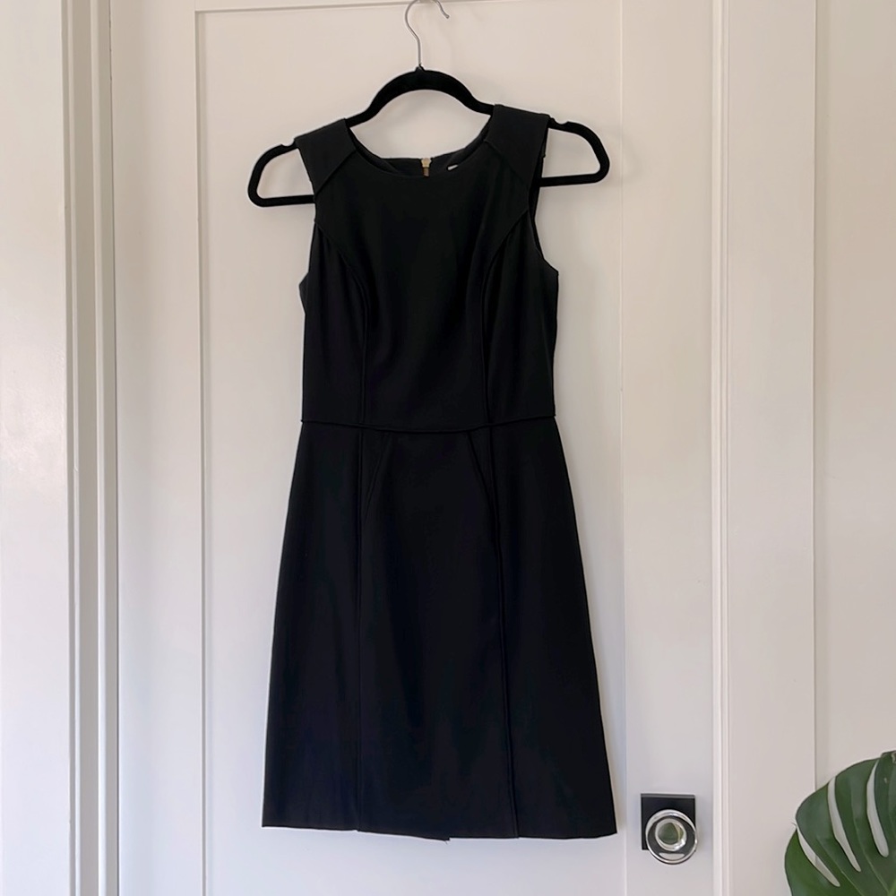 NWOT black dress, sz 1 xs, xhilaration tailored, zippered